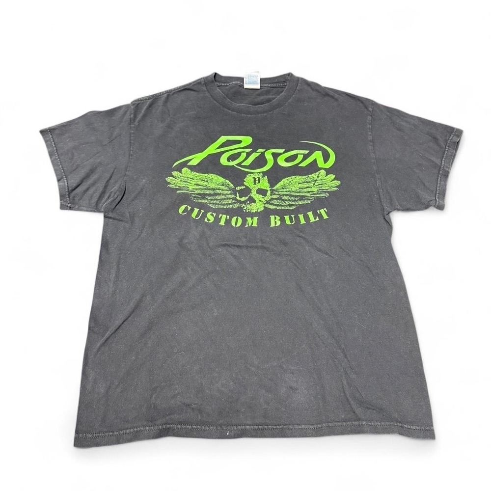poison y2k graphic 2000s vtg grunge band rock band tee